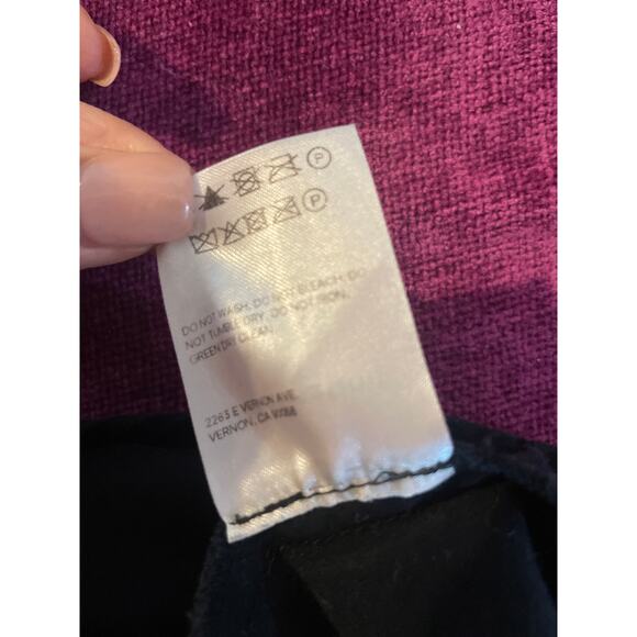 REFORMATION Fit and Flare Midi Tank Dress Black ORGANIC COTTON Size Medium M - Picture 5 of 5